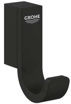Крючок для банного халата, черный матовый Grohe Selection 41216KF0