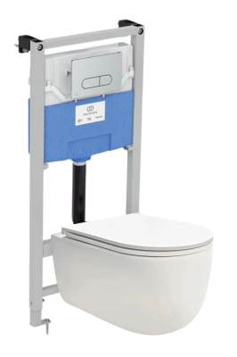 Комплект 4в1: Инсталляция R020467 с панелью смыва R0123AA, унитаз с торнадо WCT3011 SSWW K24020804