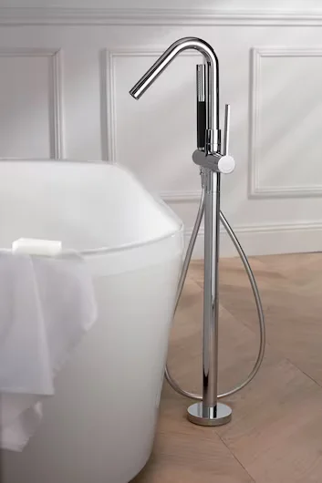 Смеситель для ванны, напольный, хром Jacob Delafon Stillness E97344-CP