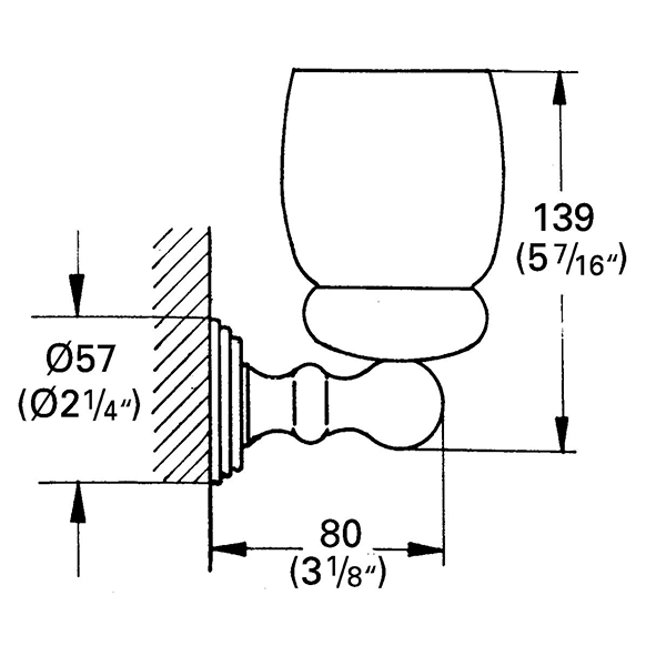 Держатель для стакана, хром Grohe Sinfonia 40043000