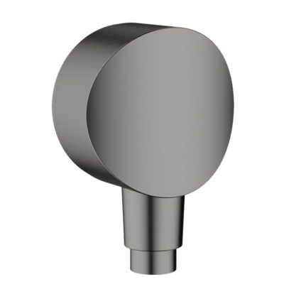 Подключение для душевого шланга, шлифованный черный хром Hansgrohe Fixfit S 26453340