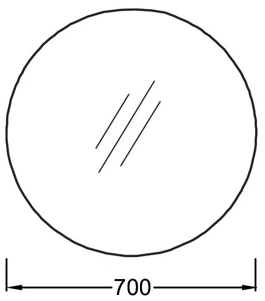 Зеркало 70, с подсветкой Jacob Delafon EB1454-NF