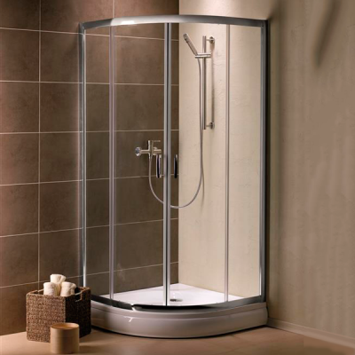 Душевая кабина 1000х1900, полукруглая, прозрачное стекло, хром Radaway Premium Plus A 30423-01-01N