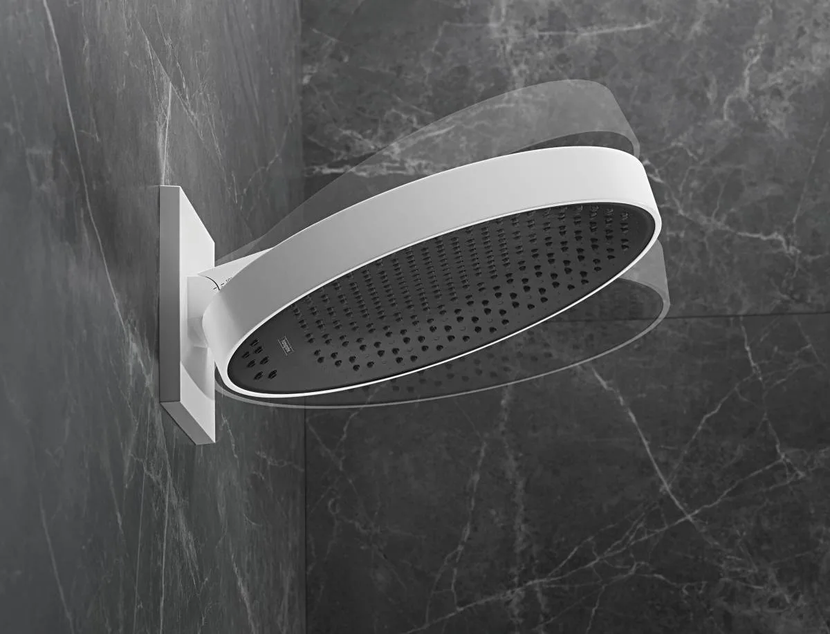 Верхний душ 360, с настенным креплением, белый Hansgrohe Rainfinity 26230700