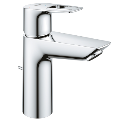 Смеситель для раковины с рычажным донным клапаном, размер M, хром Grohe BauLoop ColdStart 23887001