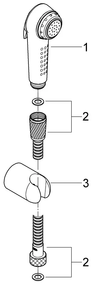 Гигиенический душ, белый Grohe Trigger Spray 30 27812IL1