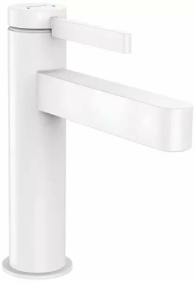 Смеситель для раковины с донным клапаном, белый Hansgrohe Finoris 76020700
