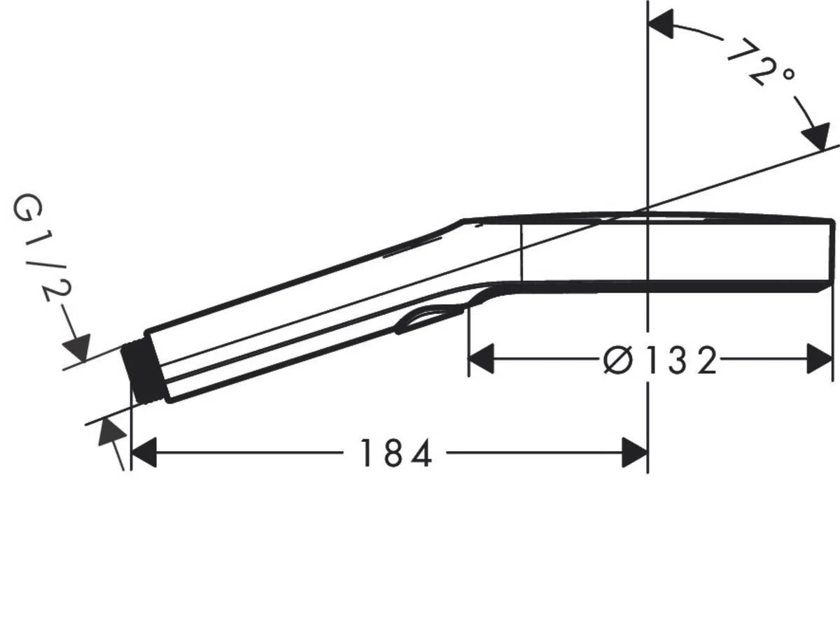 Ручной душ, шлифованная бронза Hansgrohe Rainfinity 130 3jet 26864140