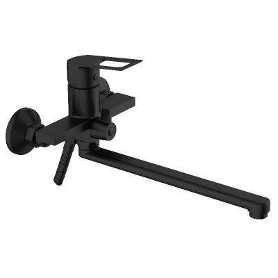 Смеситель для ванны, черный VODA Surf Black SF31B 