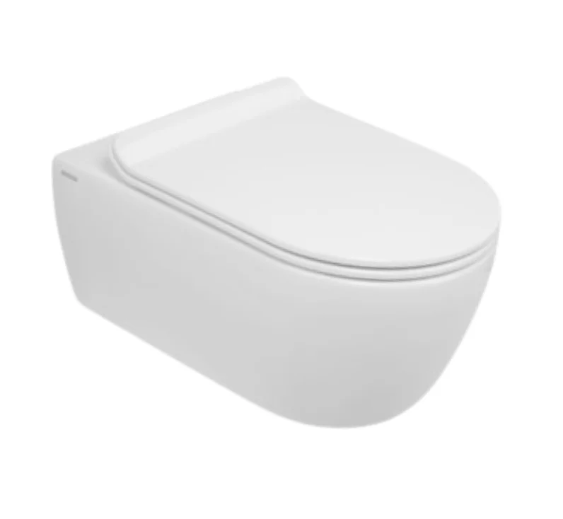 Унитаз подвесной с крышкой-сиденьем с микролифтом, белый SSWW CT2076