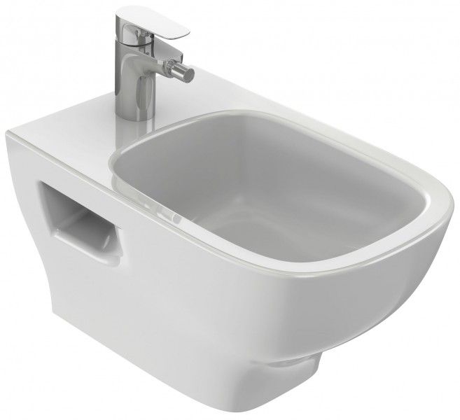 Биде подвесное, белое Jacob Delafon Struktura EMC0002-00