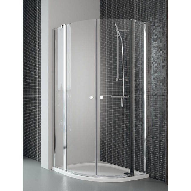 Душевая кабина полукруглая 900х1950, левая часть, хром Radaway Eos II PDD 3799471-01L