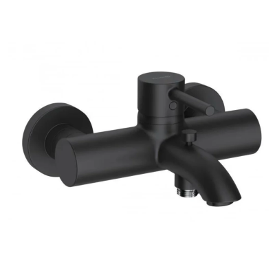 Смеситель для ванны, черный Kludi Bozz 386913976 