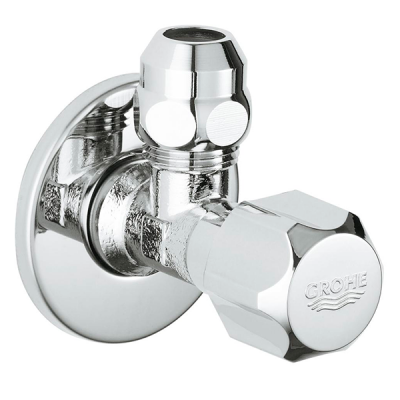 Вентиль угловой 1/2x3/8, в комплекте 10 шт, хром Grohe 2201700M