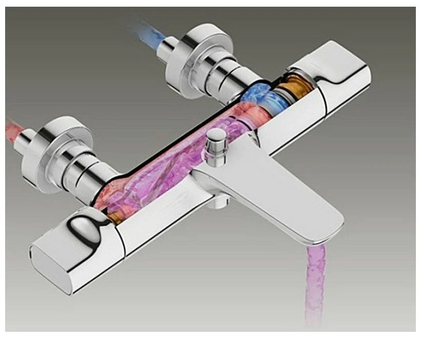Термостат для ванны, хром Jacob Delafon Aleo E72286-CP