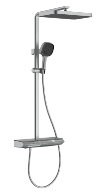 Душевая система с термостатом для душа с изливом, хром JOMOO 36603-724/HBS-I011