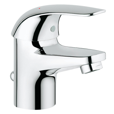 Смеситель для раковины с донным клапаном, размер S, хром Grohe Euroeco 23262000