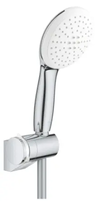 Ручной душ с держателем и шлангом, 2 вида струи, хром Grohe Tempesta 110 2760130E