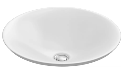 Раковина встраиваемая сверху 45, белая, без крепежей Jacob Delafon Carillon E96118-0