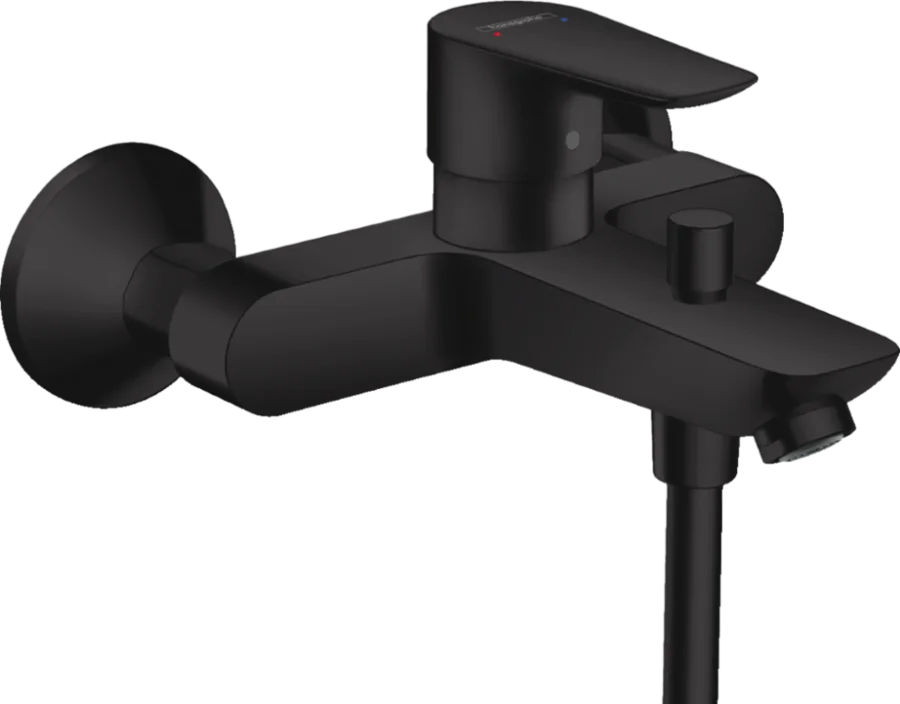 Смеситель для ванны, черный Hansgrohe Talis New E 71740670
