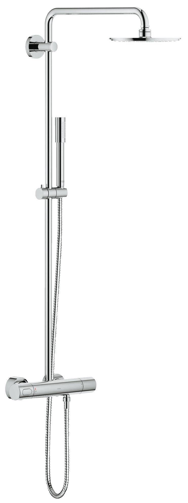 Душевая система с термостатом, хром Grohe Rainshower System 210 27032001