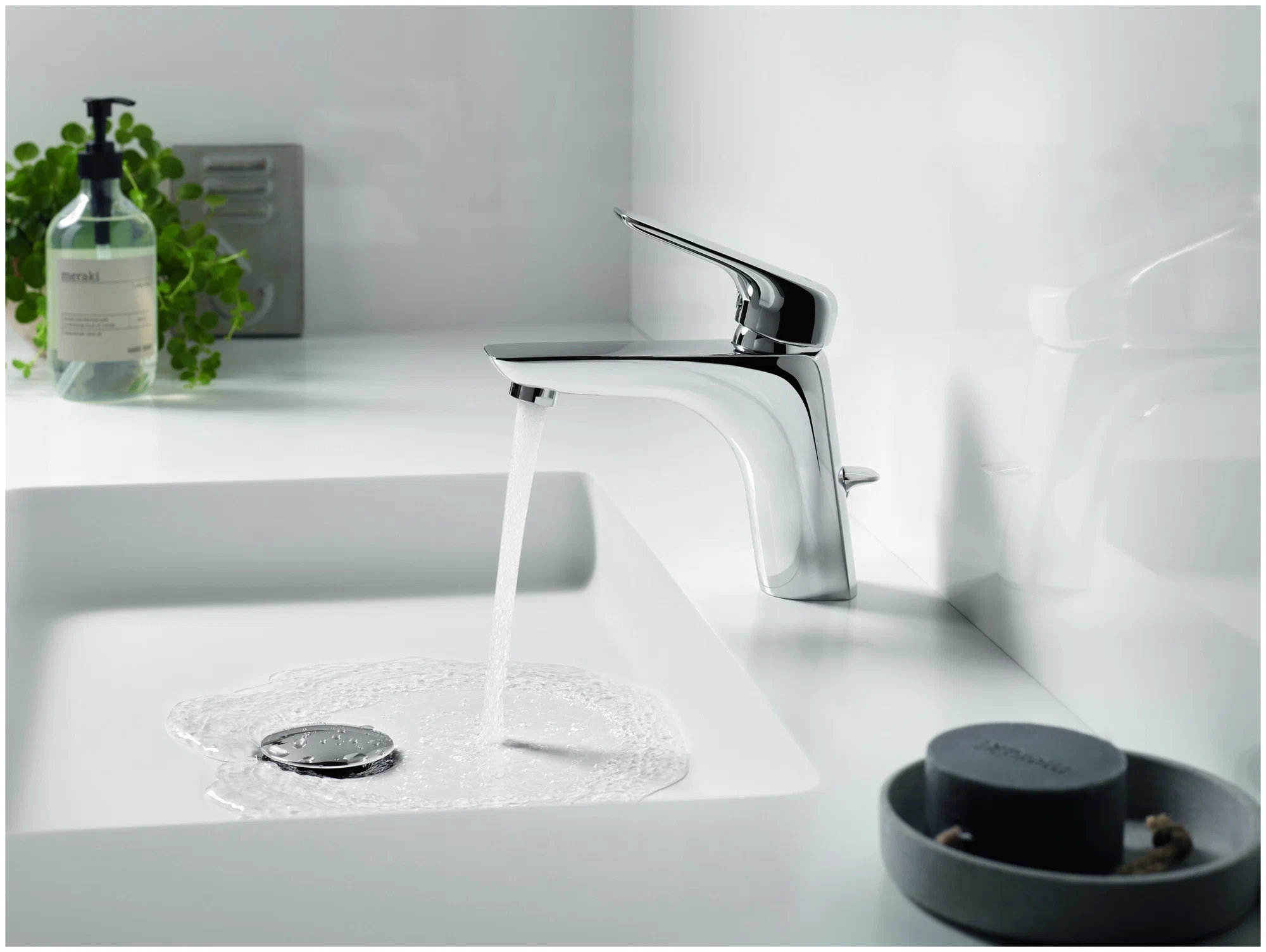 Смеситель для раковины, хром Kludi Ameo 410230575