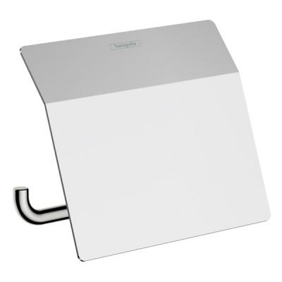 Держатель туалетной бумаги с крышкой, хром Hansgrohe AddStoris 41753000