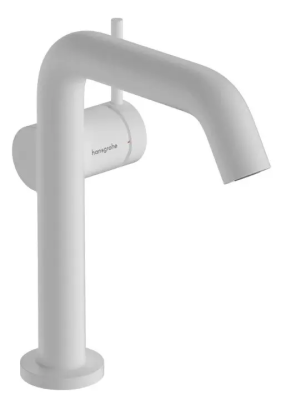 Смеситель для раковины 150, с донным клапаном, белый Hansgrohe Tecturis S 73340700