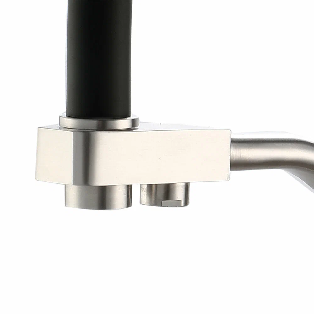 Смеситель для кухни, черный-нержающая сталь ESKO K25 B