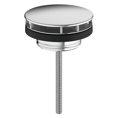 Донный клапан для раковины, с фиксированной крышкой, хром Hansgrohe 50001000