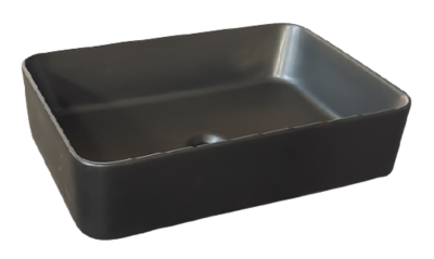 Раковина накладная 55, черный матовый SSWW CL3337 matte black