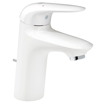 Cмеситель для раковины с донным клапаном, размер S, белая луна Grohe Eurostyle 23707LS3