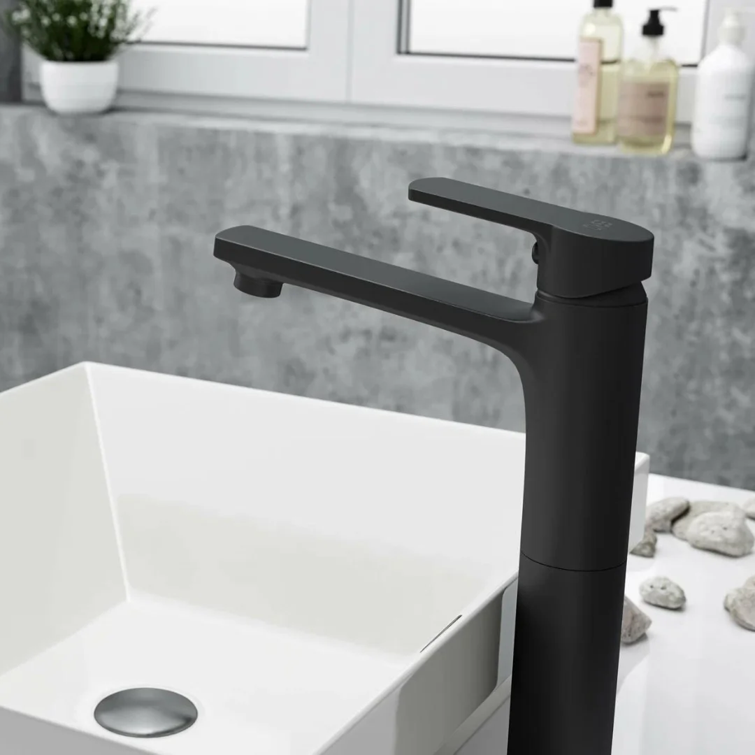 Смеситель для раковины, черный ESKO Singapore black SB 25