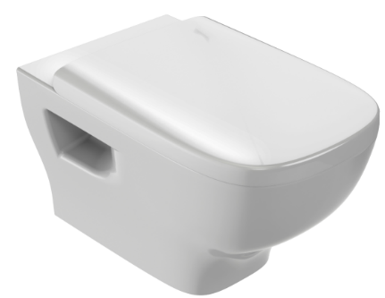 Унитаз подвесной, безободковый, белый Jacob Delafon Struktura EDE102-00