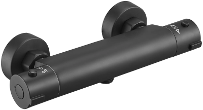 Термостат для душа, черный ESKO Mikros T3080 Black