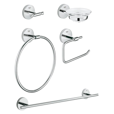 40622000 BauCosmopolitan Набор аксессуаров 5 предметов, хром