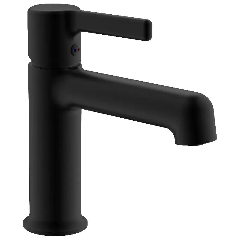 Смеситель для раковины, черный VODA Column Black CLM26MB