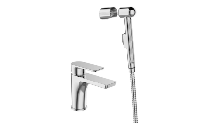 Смеситель для раковины с гигиеническим душем, хром ESKO Berlin BR 27H