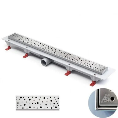 Трап линейный для пола, боковой слив MCH CH750M1