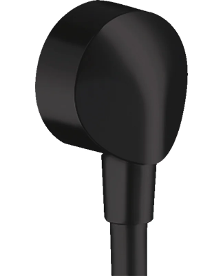 Подключение для душевого шланга, черный Hansgrohe FixFit E 27454670