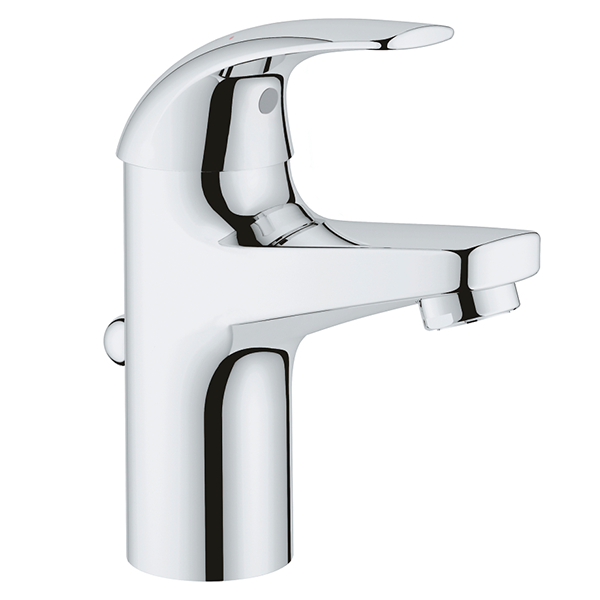 Смеситель для раковины GROHE BauCurve однорычажный DN15, хром 32805000
