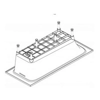 Ножки для ванны 150х70/170х70 Jacob Delafon Elite 4.1842.144