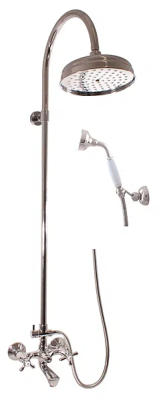 MK154.5/3 MORAVA Смеситель для ванны с душевой гарнитурой, настенный