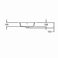 Раковина встраиваемая снизу 50, белая Jacob Delafon Verticyl E2882-0