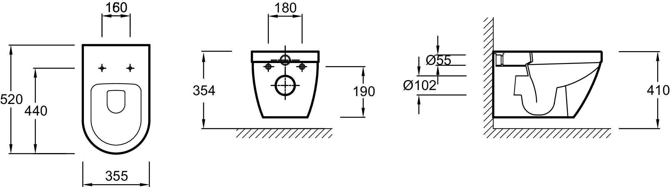 Комплект 4в1: Инсталляция, панель смыва, унитаз с крышкой-сиденьем Jacob Delafon Rodin K20030203