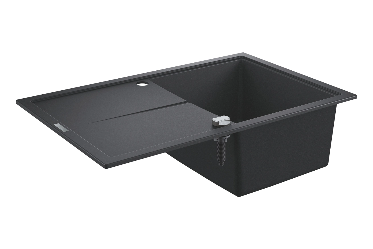 Мойка K400, композитная, 780x500, черный гранит Grohe 31639AP0