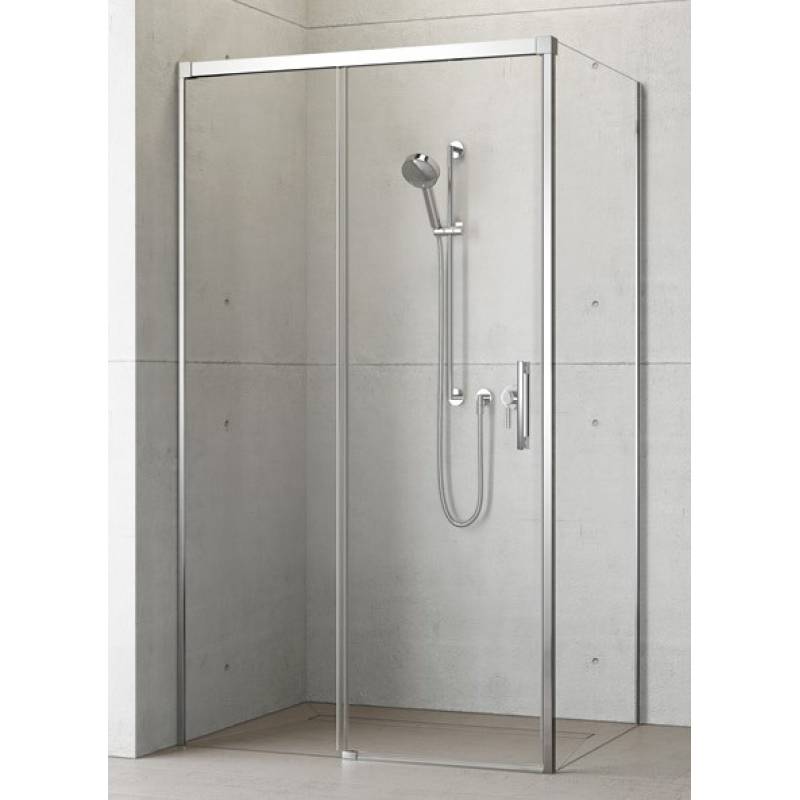 387052-01-01L IDEA S1 Боковая стенка левая 100 хром/прозр 1000*2005