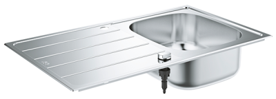 Мойка K200, с корзинчатым вентилем, с крылом, 860x500, нержавеющая сталь GROHE 31552SD1