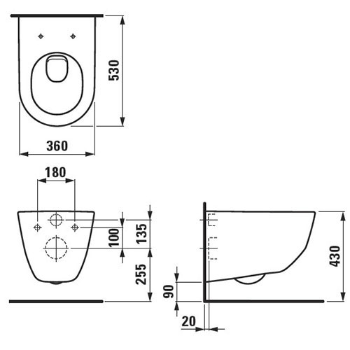 8209560000001 PRO Унитаз подвесной