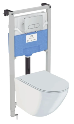 Комплект 4в1: Инсталляция R020467 с панелью смыва R0123AA, унитаз с торнадо WCT3029 SSWW K24020803